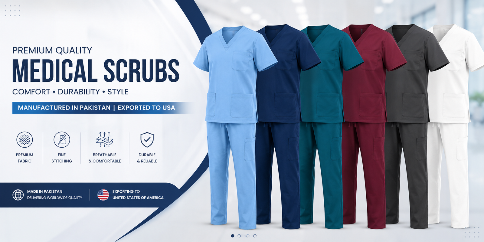Medical Scrub Manufacturing & Export Portfolio